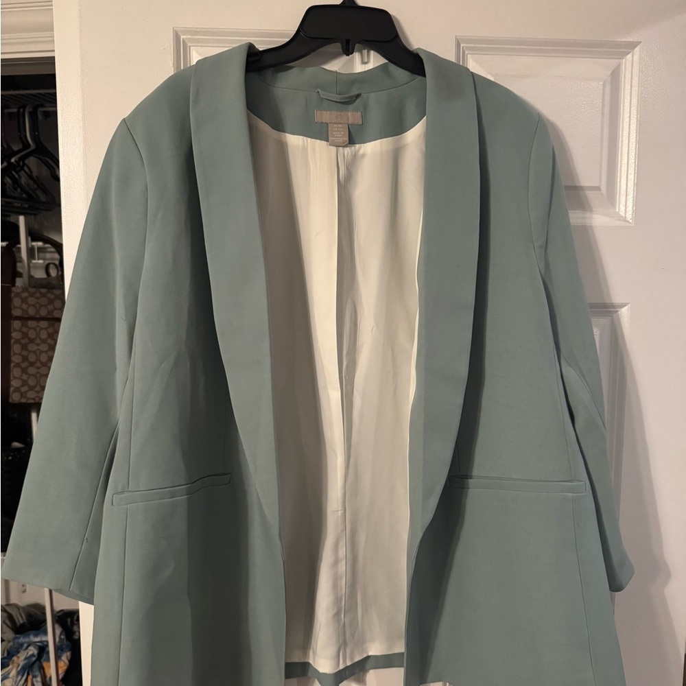 H&M Light Blue Blazer